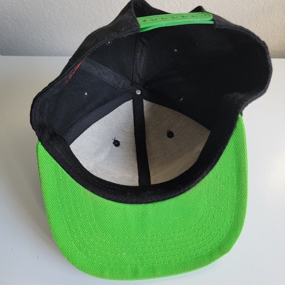 Notre Dame Fighting Irish Tesant Snapback Hat Leprechaun Big Logo Black/Green - Picture 6 of 8